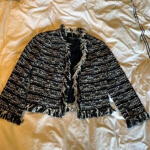 Carlisle tweed jacket (wool, cotton & silk) 
Fits size 6